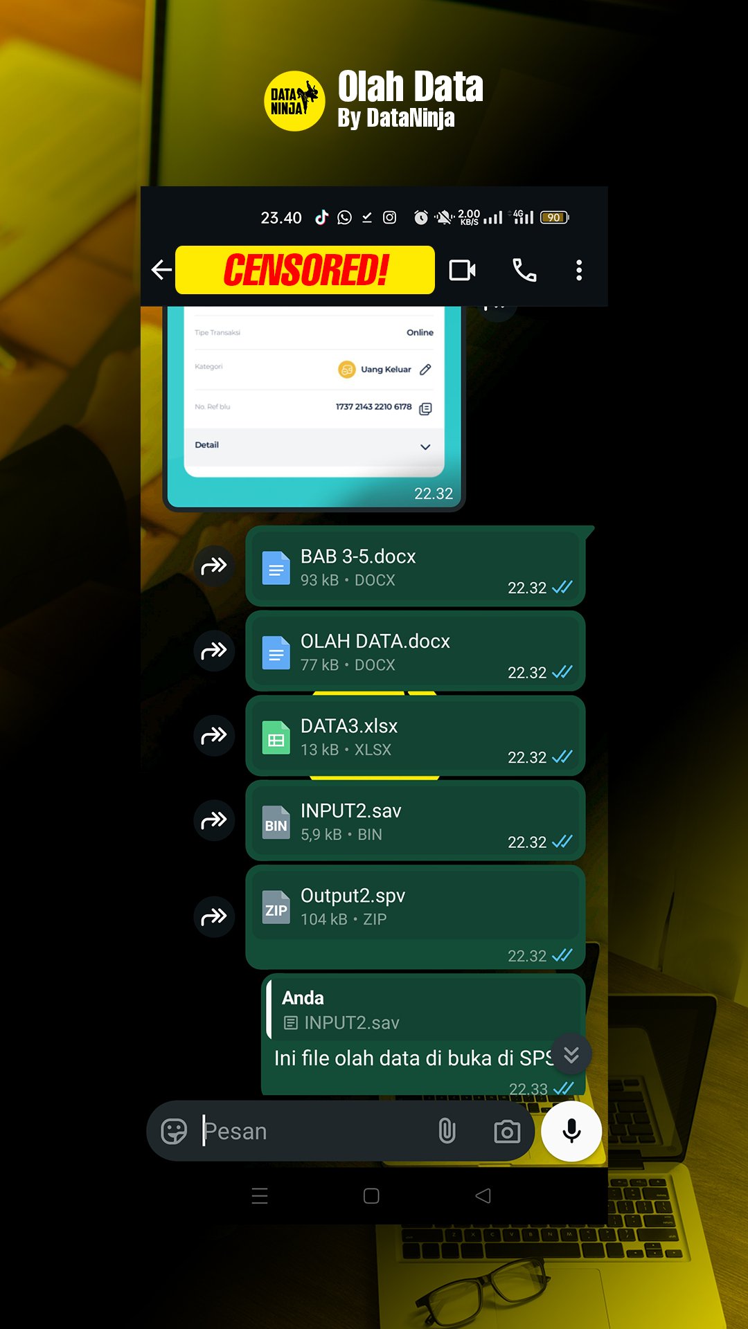Testimoni olah data Data Ninja 6