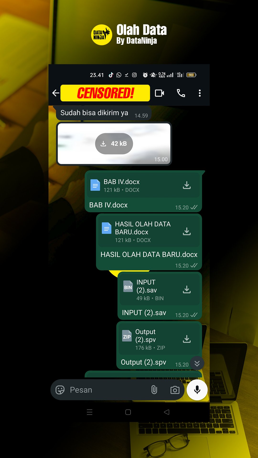 Testimoni olah data Data Ninja 8